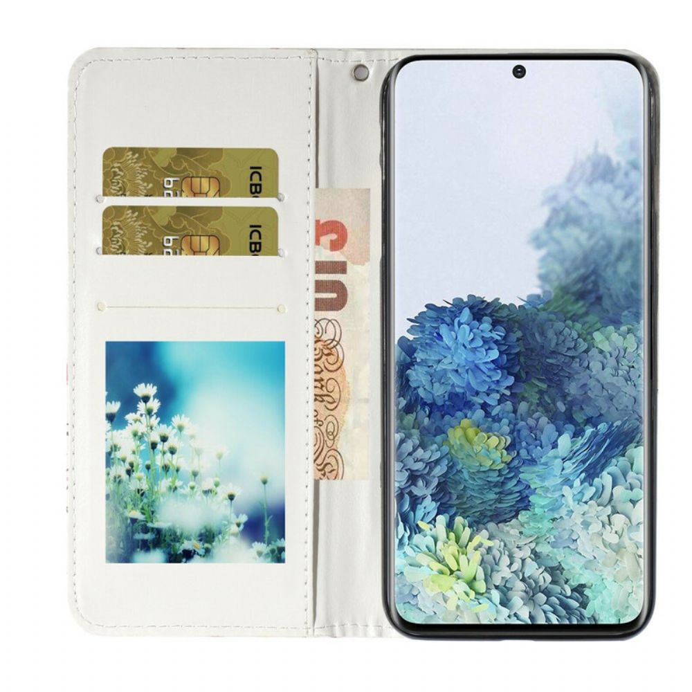 Folio-hoesje voor Samsung Galaxy S21 5G Bloemen Waanzin