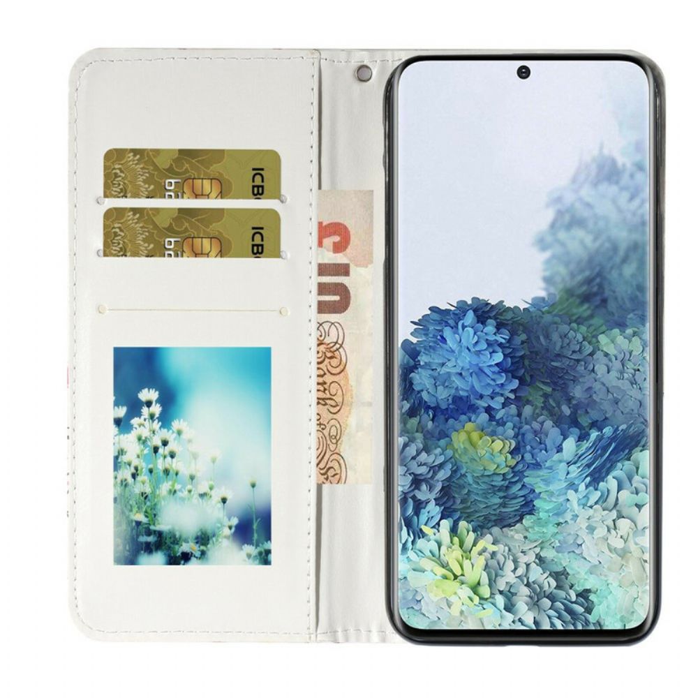 Folio-hoesje voor Samsung Galaxy S21 5G Bloemenvlinders