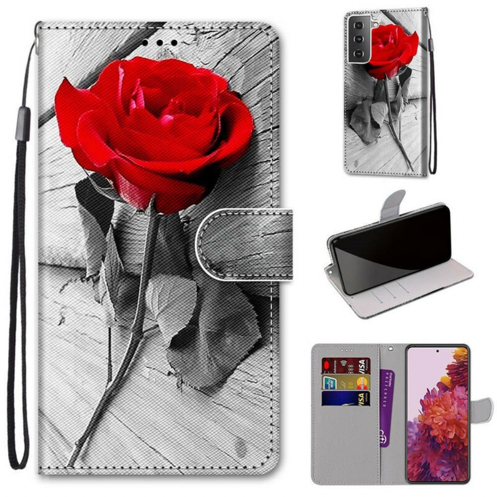 Folio-hoesje voor Samsung Galaxy S21 5G Bloemenwonder