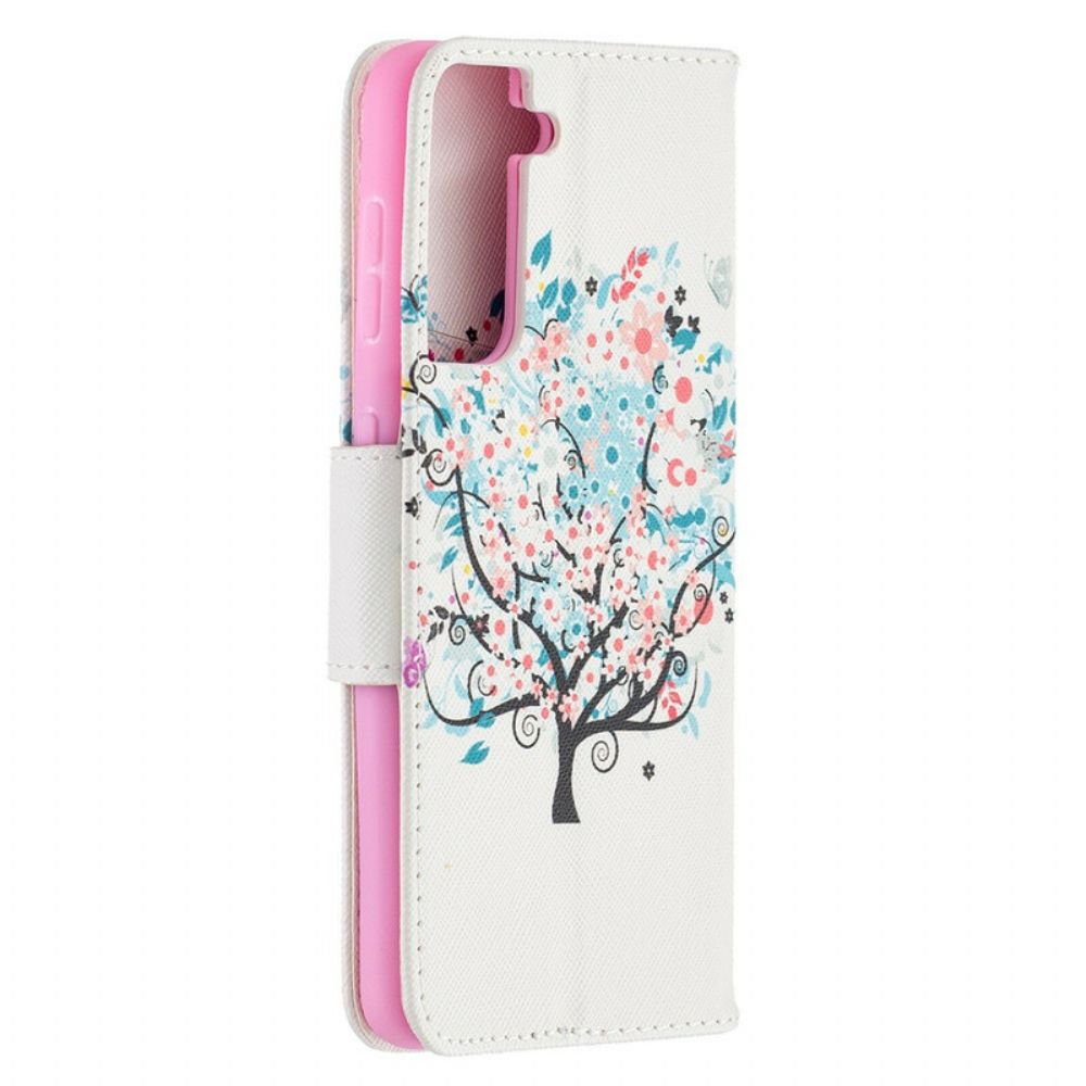 Folio-hoesje voor Samsung Galaxy S21 5G Bloemrijke Boom