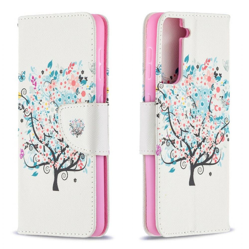 Folio-hoesje voor Samsung Galaxy S21 5G Bloemrijke Boom