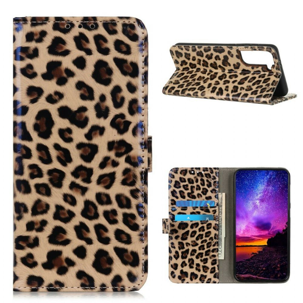 Folio-hoesje voor Samsung Galaxy S21 5G Luipaard