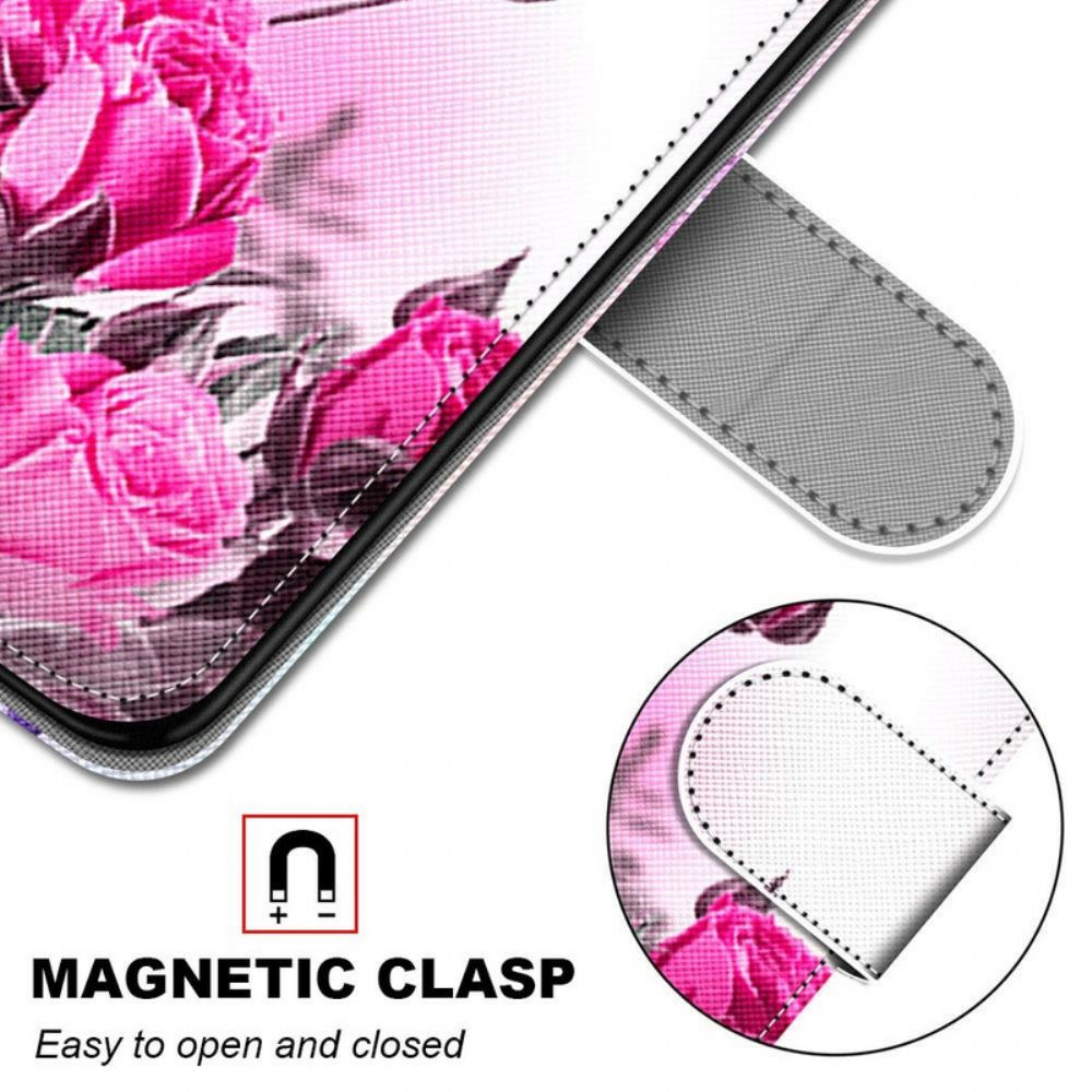 Folio-hoesje voor Samsung Galaxy S21 5G Magische Bloemen