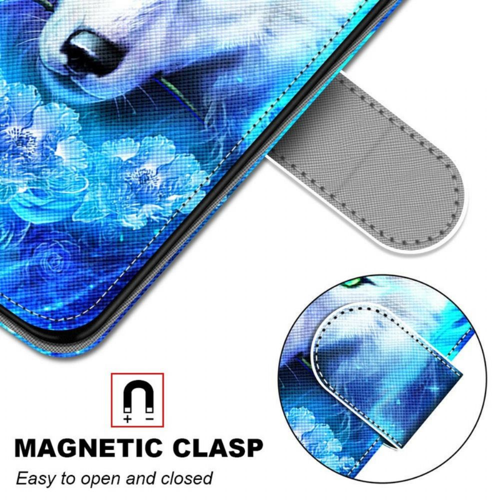 Folio-hoesje voor Samsung Galaxy S21 5G Magische Wolf