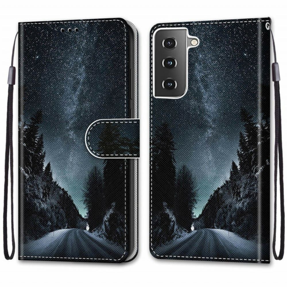 Folio-hoesje voor Samsung Galaxy S21 5G Mysterieuze Natuur