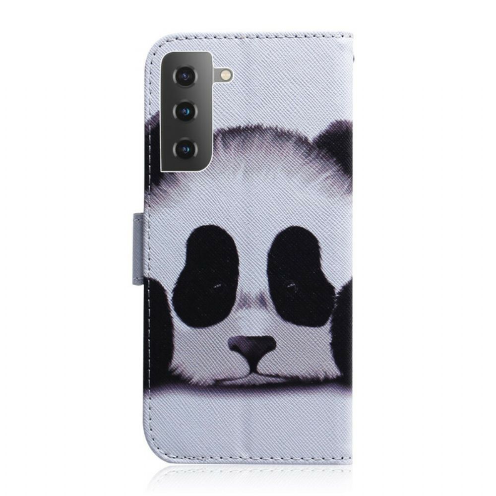 Folio-hoesje voor Samsung Galaxy S21 5G Pandagezicht