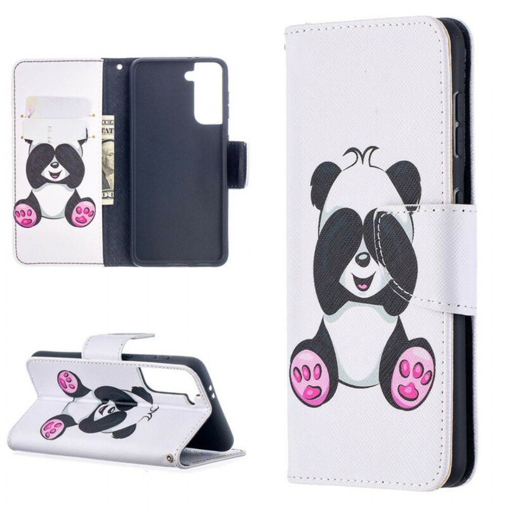 Folio-hoesje voor Samsung Galaxy S21 5G Pandaplezier