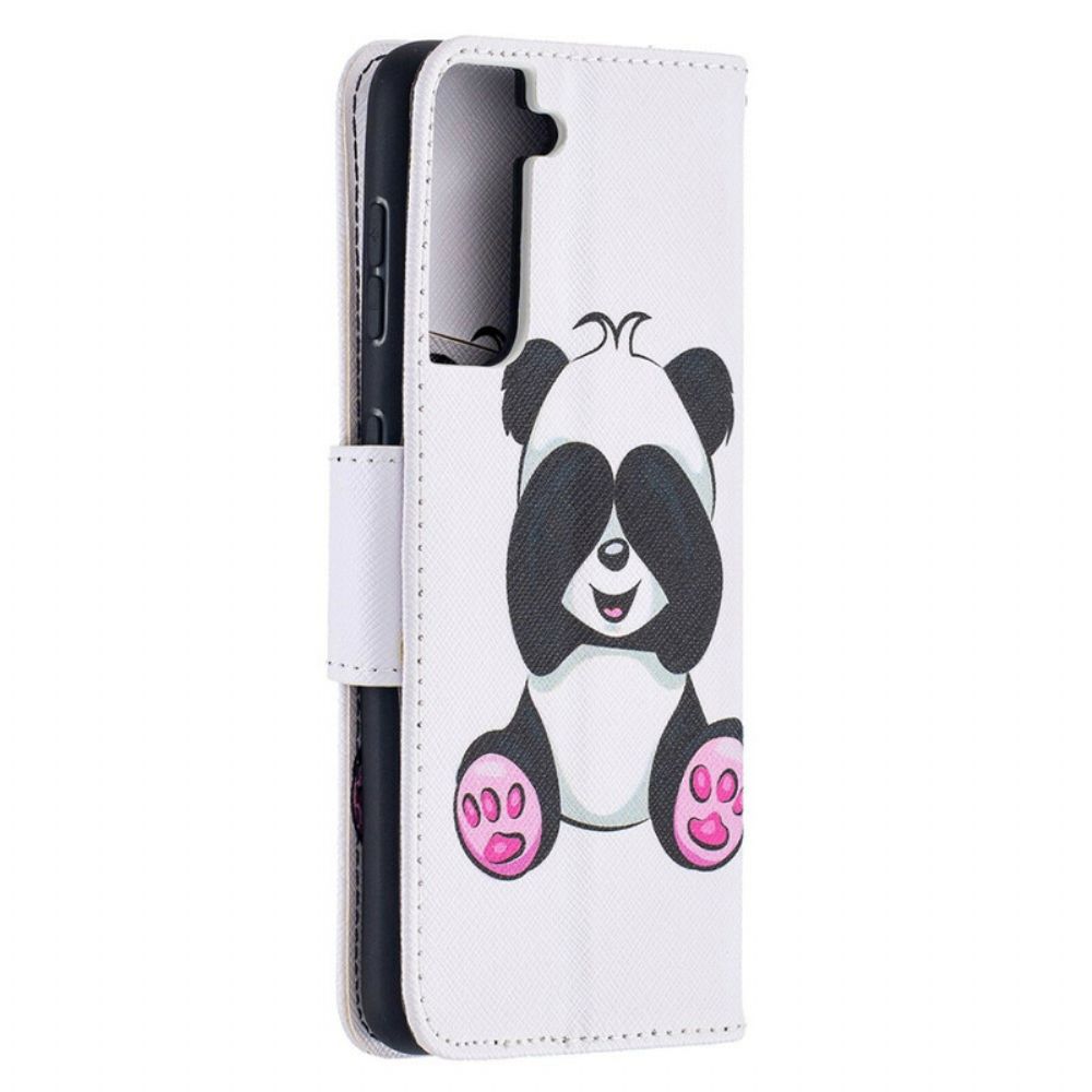 Folio-hoesje voor Samsung Galaxy S21 5G Pandaplezier