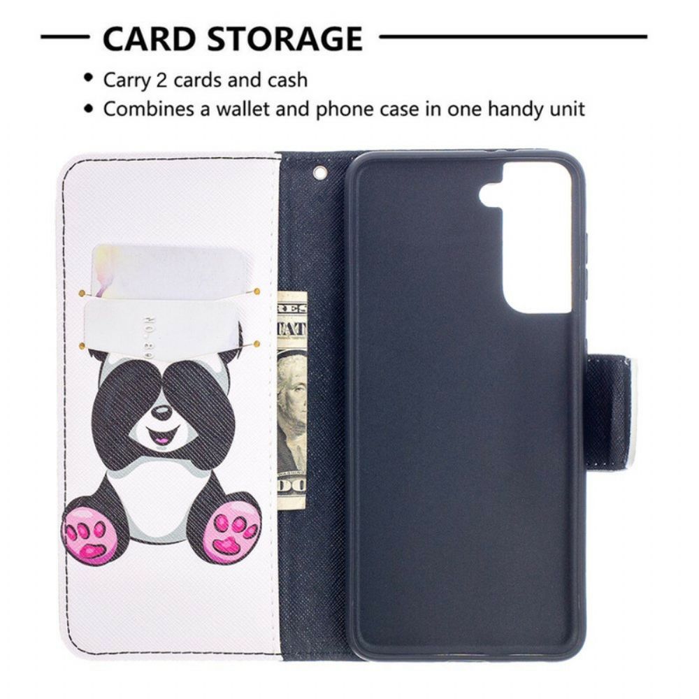 Folio-hoesje voor Samsung Galaxy S21 5G Pandaplezier