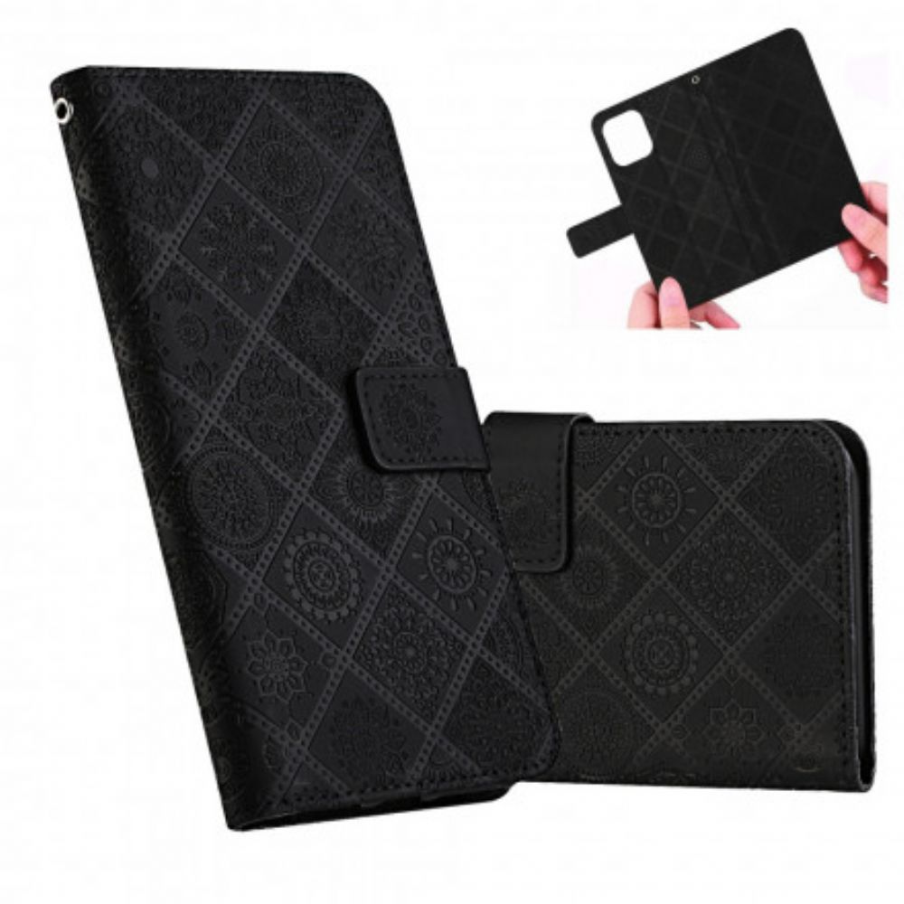 Folio-hoesje voor Samsung Galaxy S21 5G Tapijtpatroon