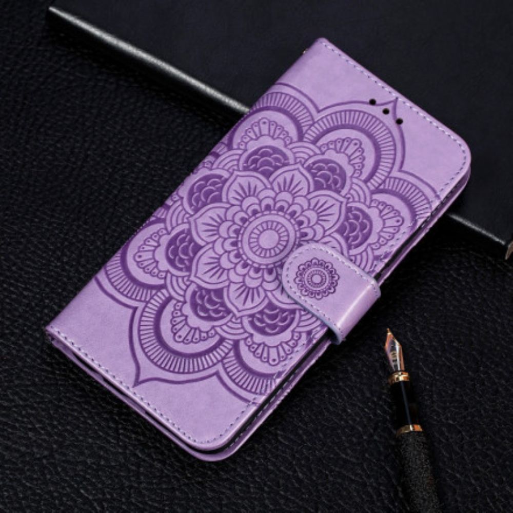 Folio-hoesje voor Samsung Galaxy S21 5G Volledige Mandala