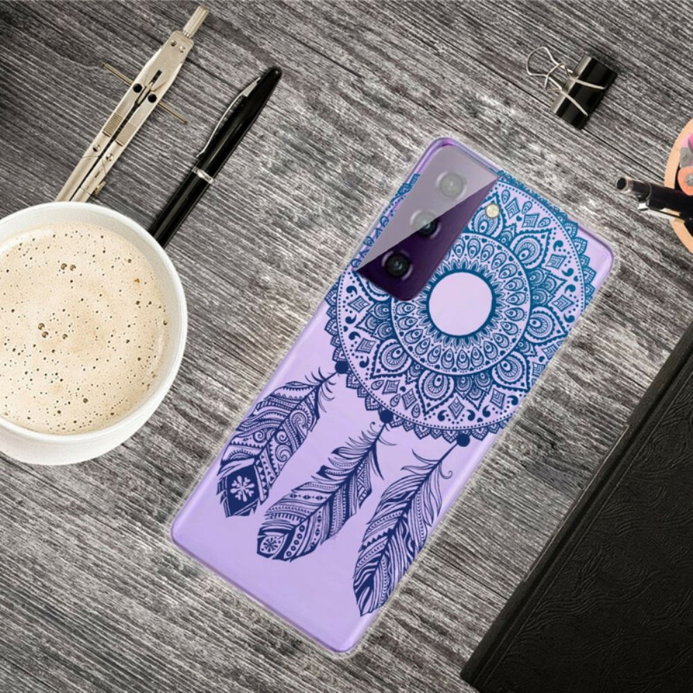 Hoesje voor Samsung Galaxy S21 5G Enkelvoudige Bloemenmandala