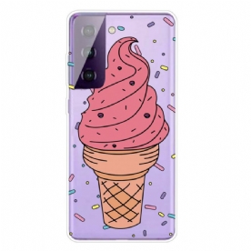 Hoesje voor Samsung Galaxy S21 5G Ijs