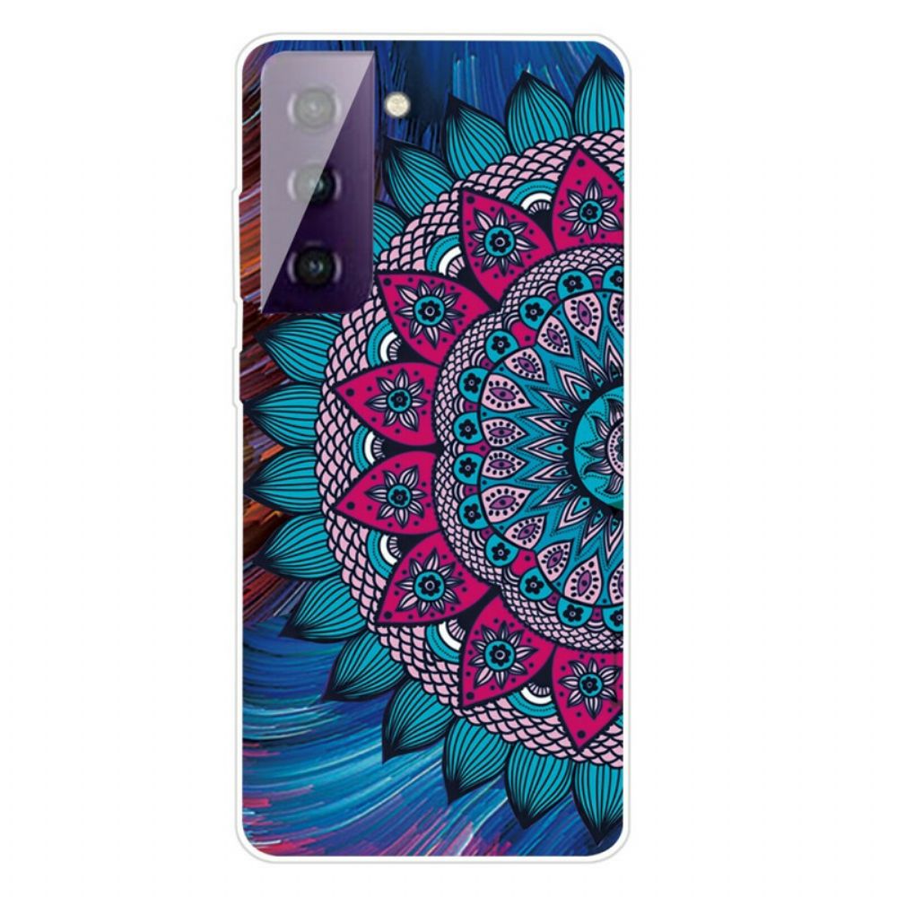 Hoesje voor Samsung Galaxy S21 5G Kleurrijke Mandala