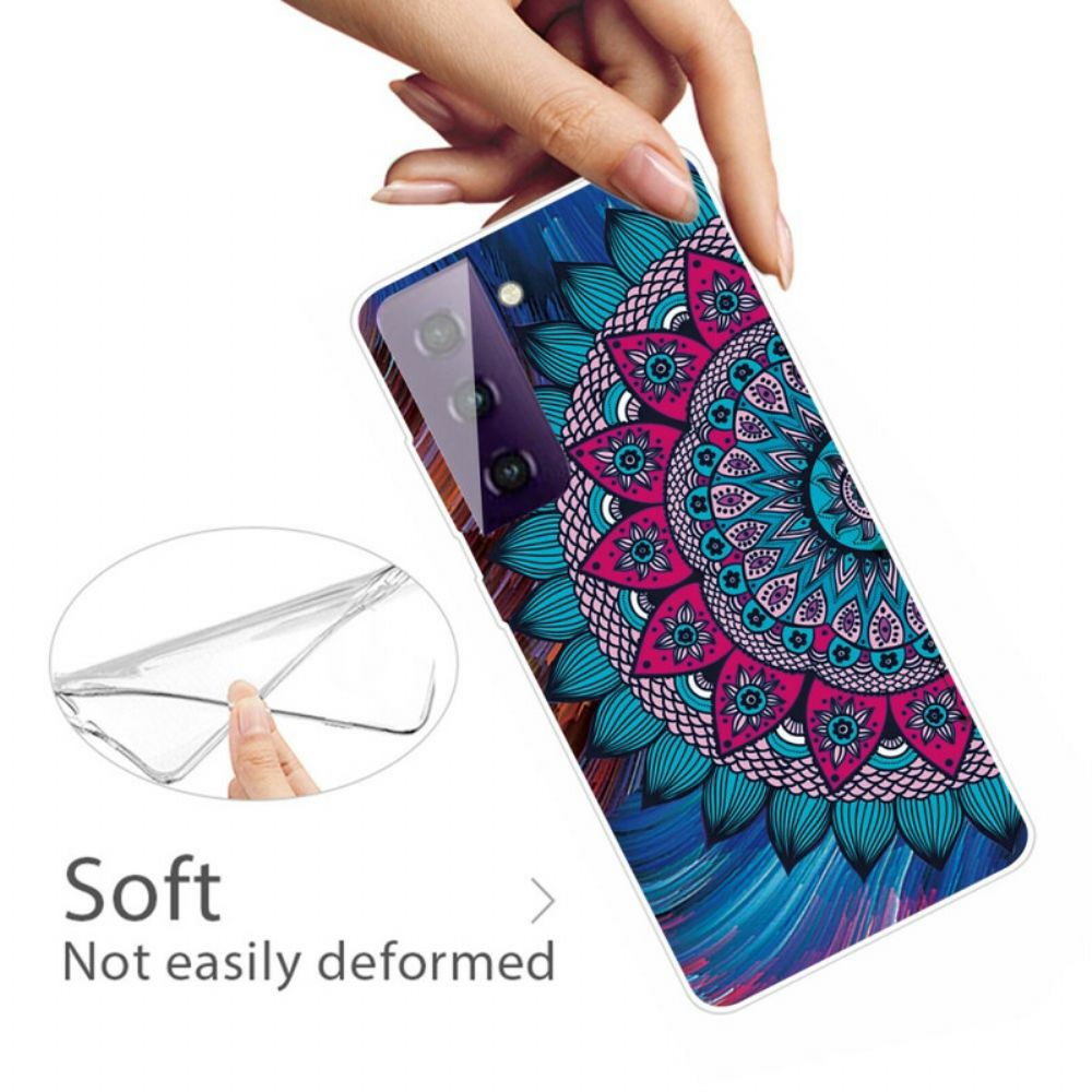 Hoesje voor Samsung Galaxy S21 5G Kleurrijke Mandala