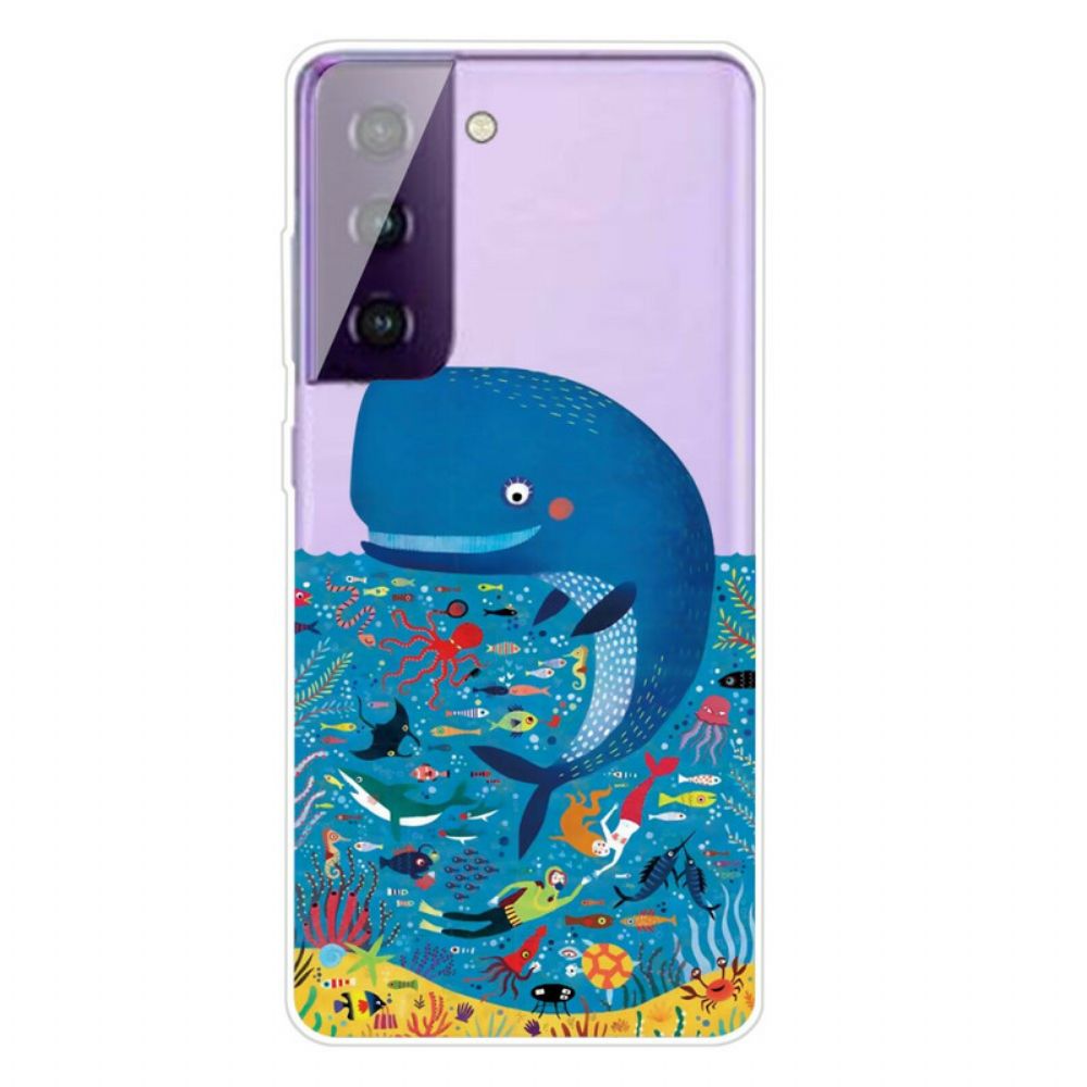 Hoesje voor Samsung Galaxy S21 5G Maritieme Wereld