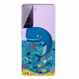 Hoesje voor Samsung Galaxy S21 5G Maritieme Wereld