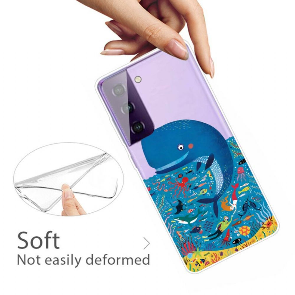 Hoesje voor Samsung Galaxy S21 5G Maritieme Wereld