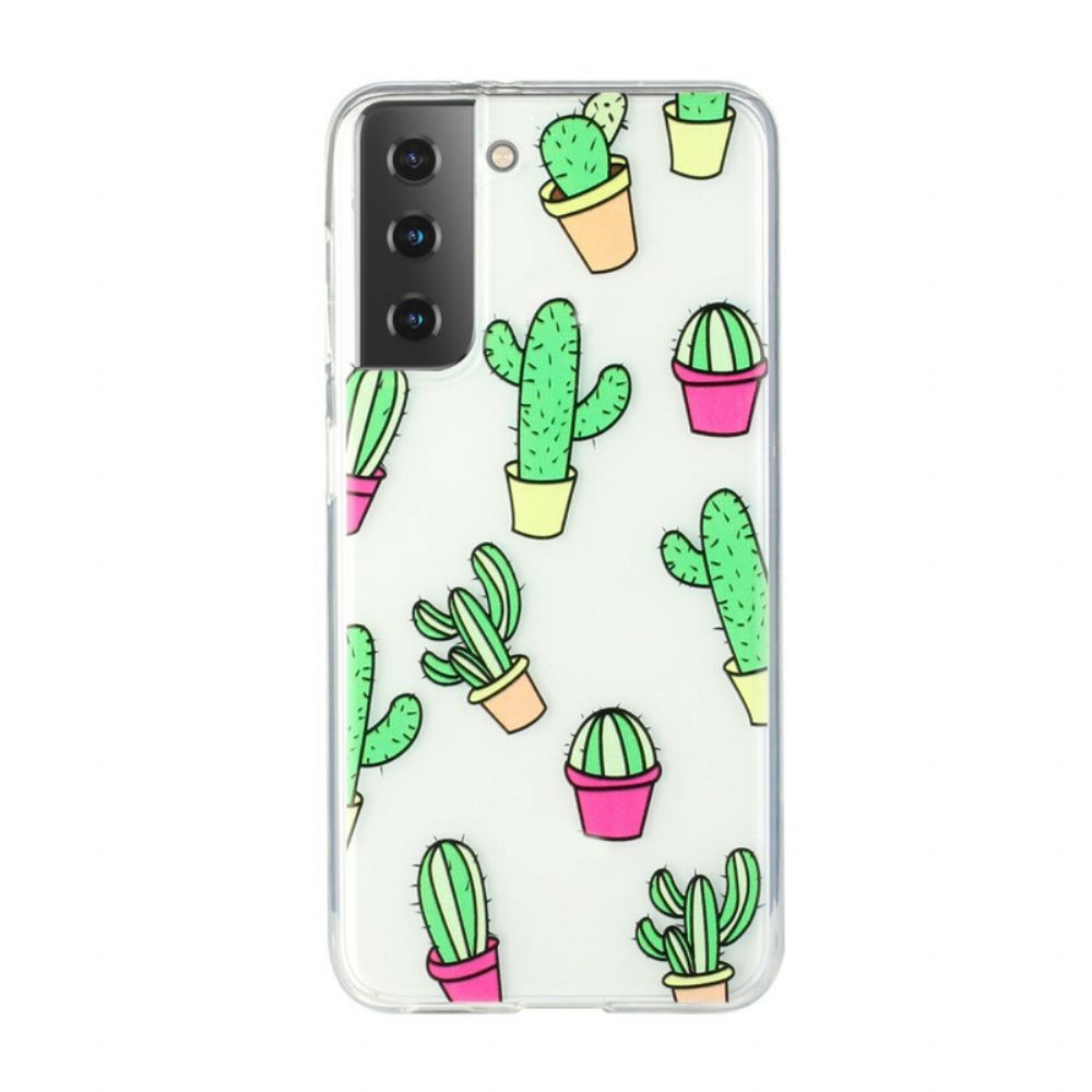 Hoesje voor Samsung Galaxy S21 5G Mini Cactussen