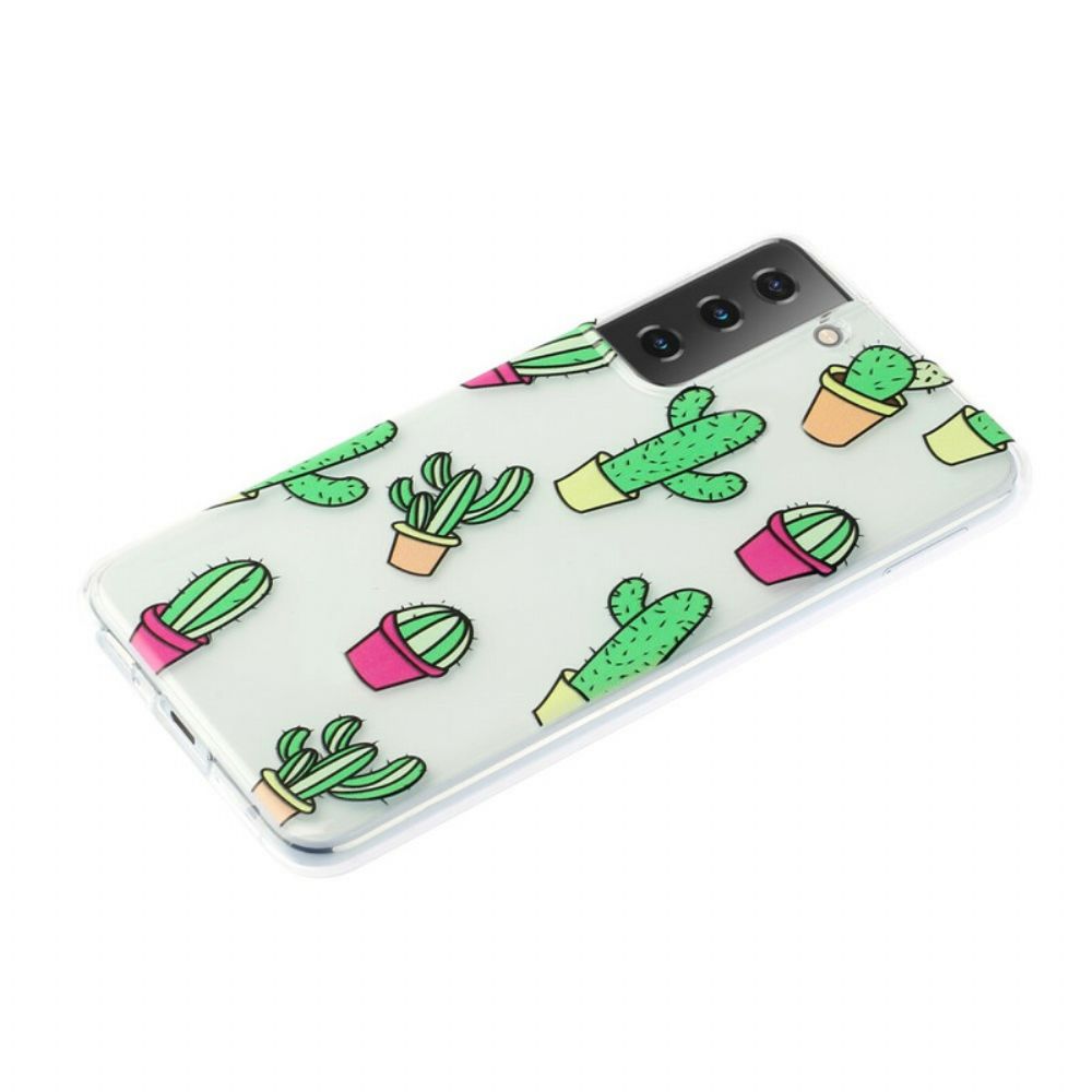 Hoesje voor Samsung Galaxy S21 5G Mini Cactussen