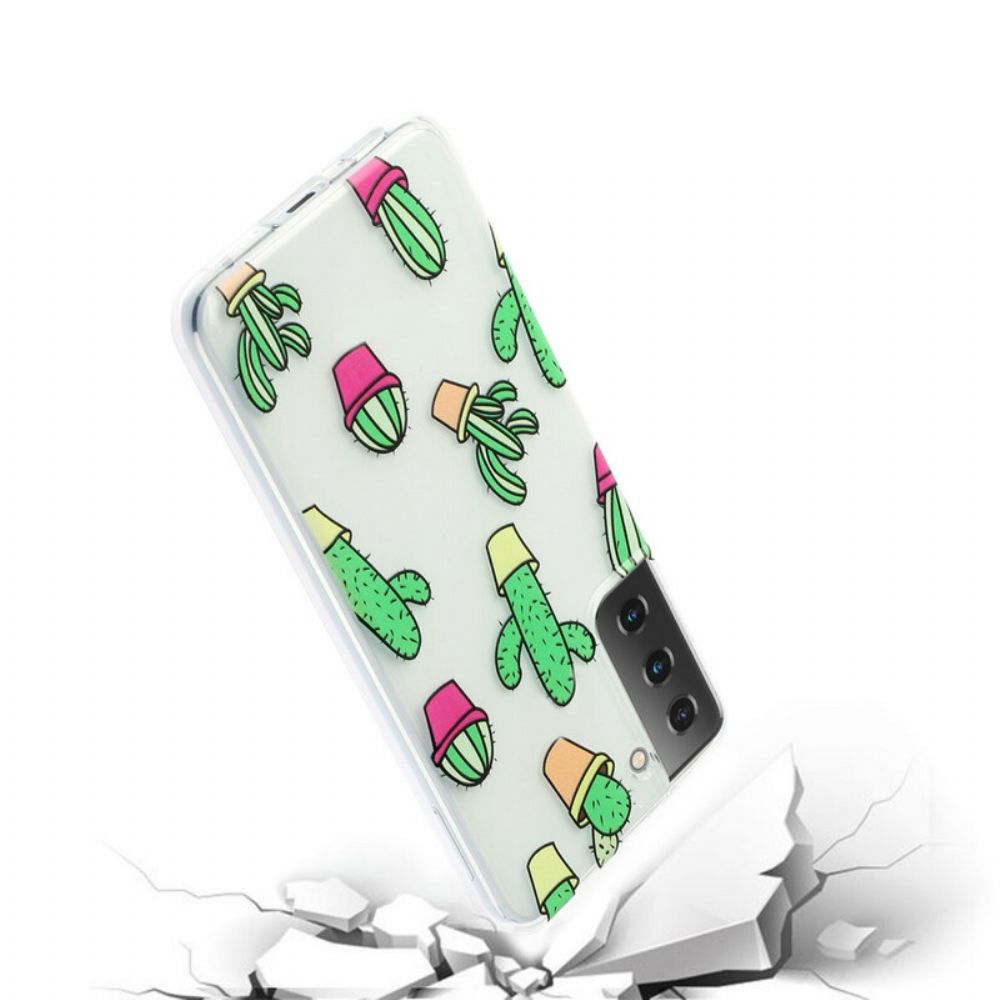 Hoesje voor Samsung Galaxy S21 5G Mini Cactussen