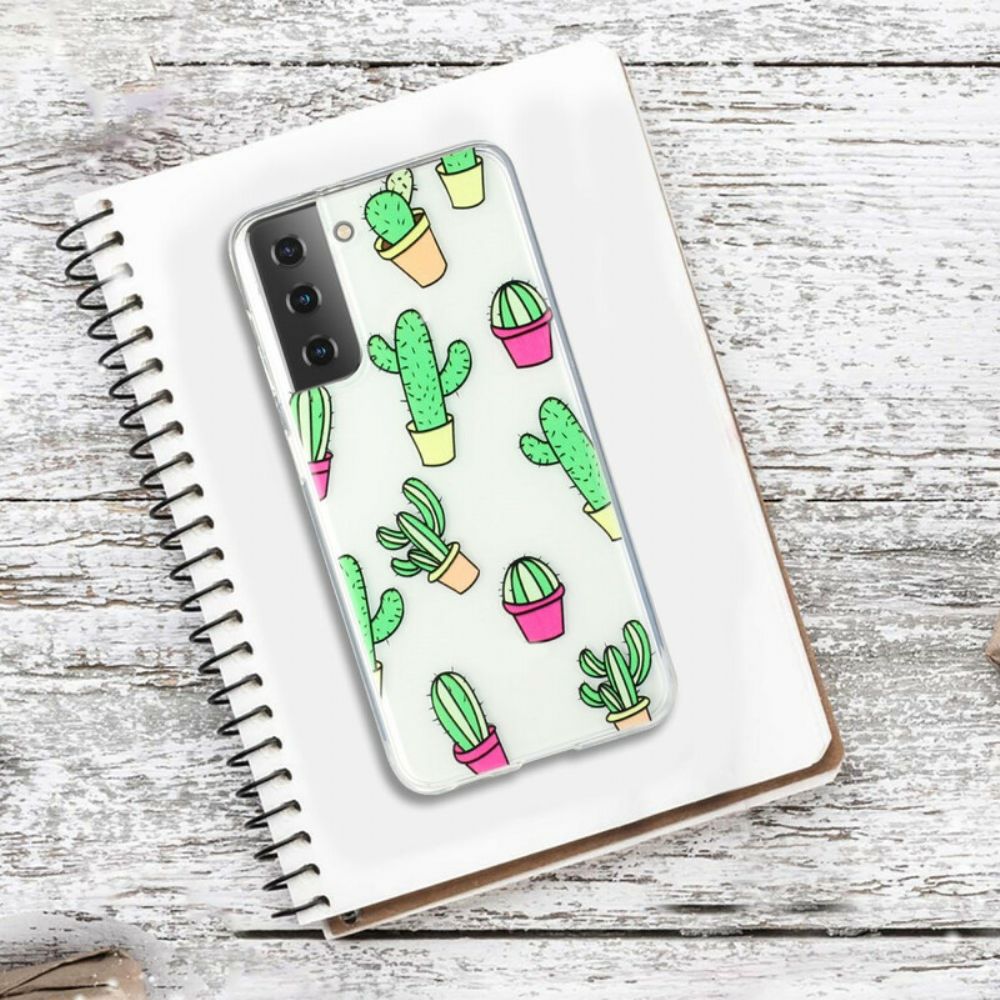 Hoesje voor Samsung Galaxy S21 5G Mini Cactussen