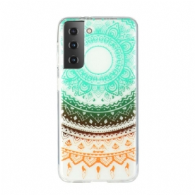 Hoesje voor Samsung Galaxy S21 5G Naadloze Bloemenmandala