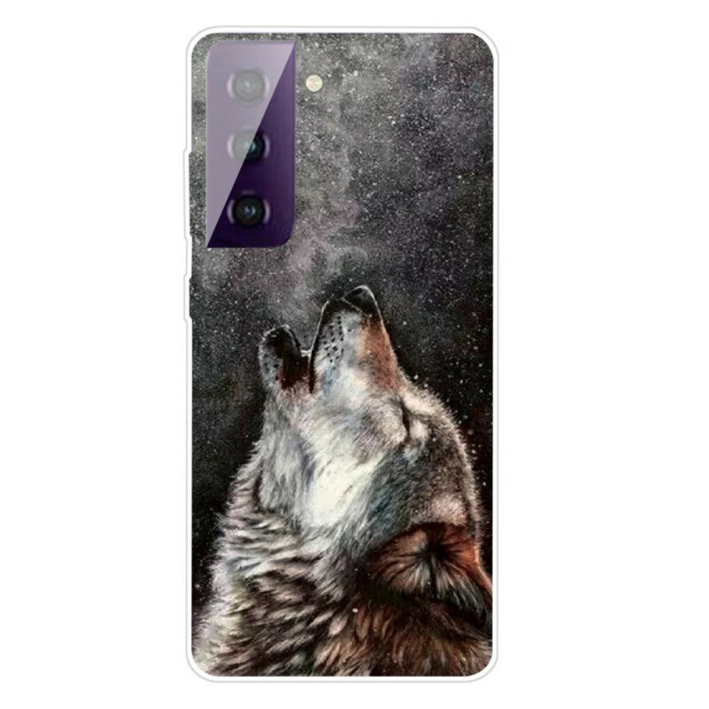 Hoesje voor Samsung Galaxy S21 5G Sublieme Wolf