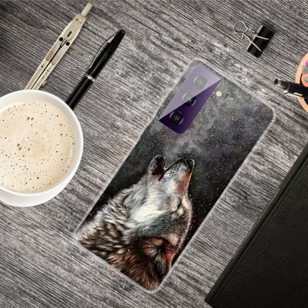 Hoesje voor Samsung Galaxy S21 5G Sublieme Wolf