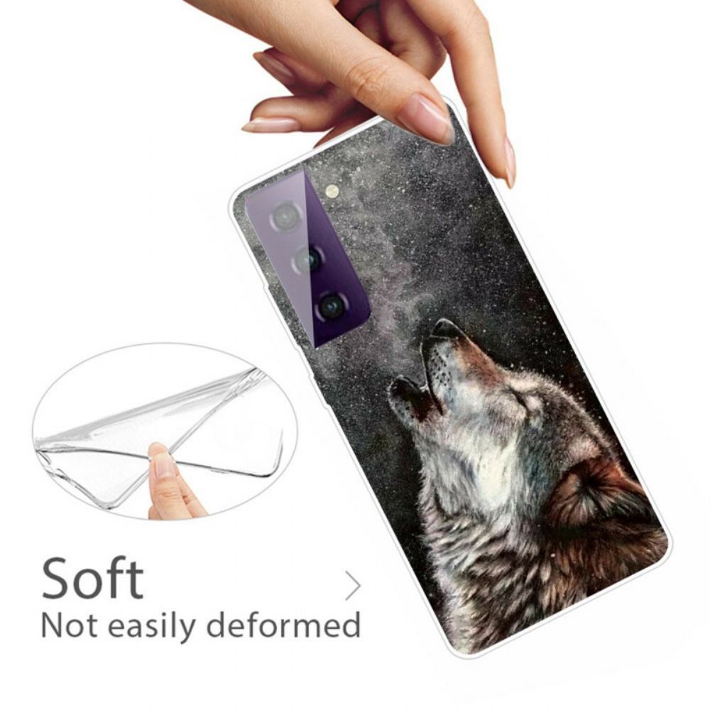 Hoesje voor Samsung Galaxy S21 5G Sublieme Wolf