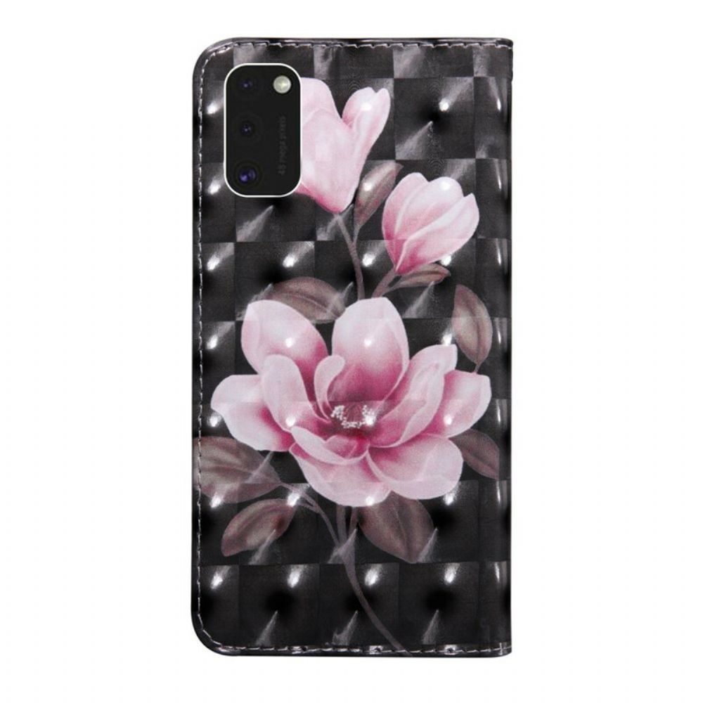 Leren Hoesje voor Samsung Galaxy S21 5G Bloesem Bloemen