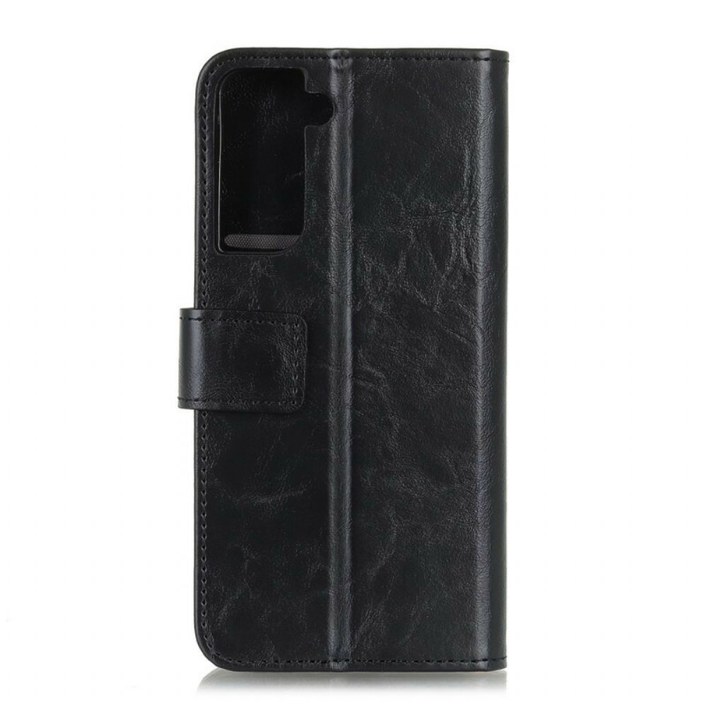 Leren Hoesje voor Samsung Galaxy S21 5G Khazneh Elegantie Leerstijl