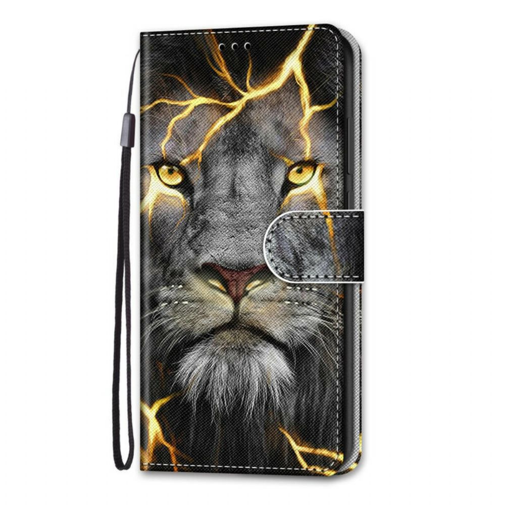 Leren Hoesje voor Samsung Galaxy S21 5G Magische Katachtige