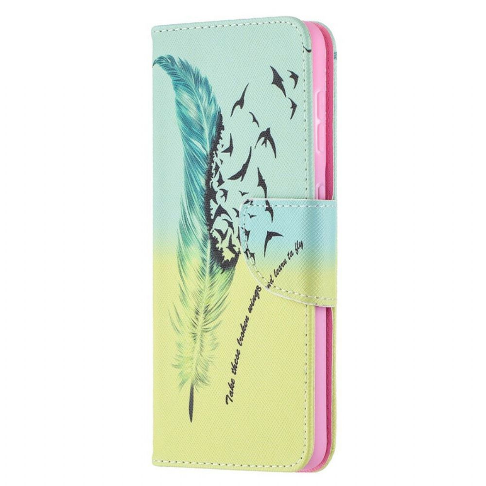 Leren Hoesje voor Samsung Galaxy S21 5G Leren Vliegen