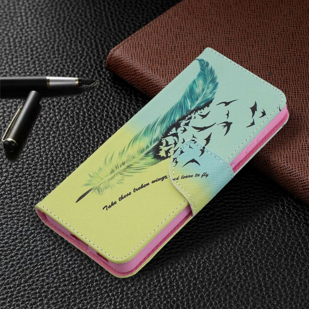 Leren Hoesje voor Samsung Galaxy S21 5G Leren Vliegen