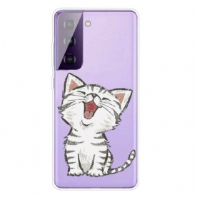 Telefoonhoesje voor Samsung Galaxy S21 5G Lieve Kat