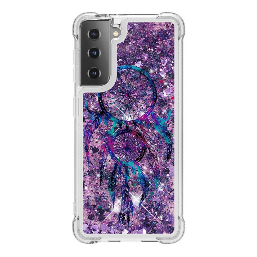 Telefoonhoesje voor Samsung Galaxy S21 5G Pailletten Dromenvanger