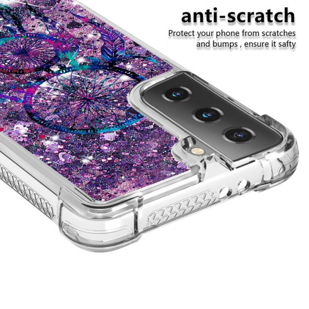 Telefoonhoesje voor Samsung Galaxy S21 5G Pailletten Dromenvanger