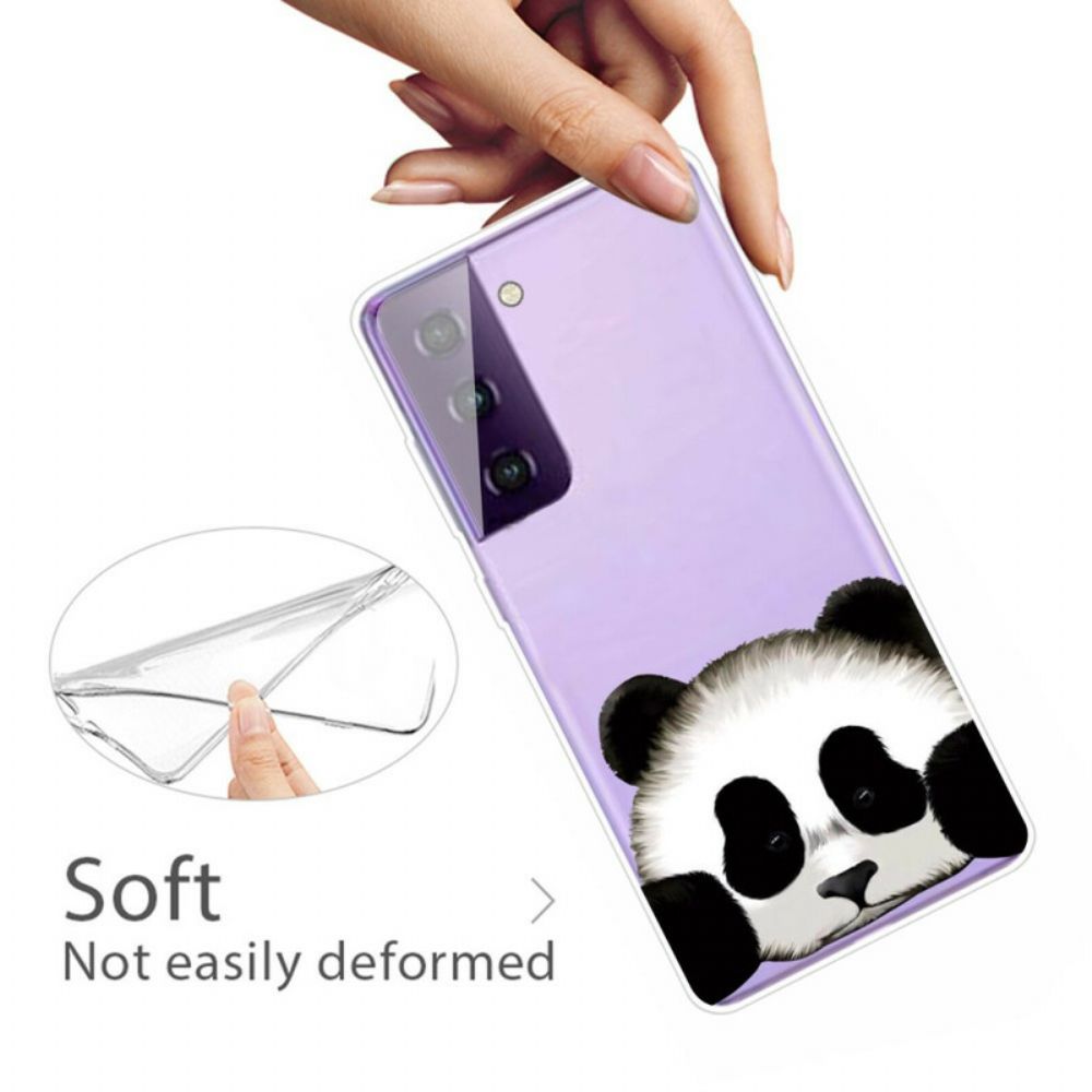 Telefoonhoesje voor Samsung Galaxy S21 5G Transparante Panda