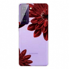 Telefoonhoesje voor Samsung Galaxy S21 5G Wilde Bloemen