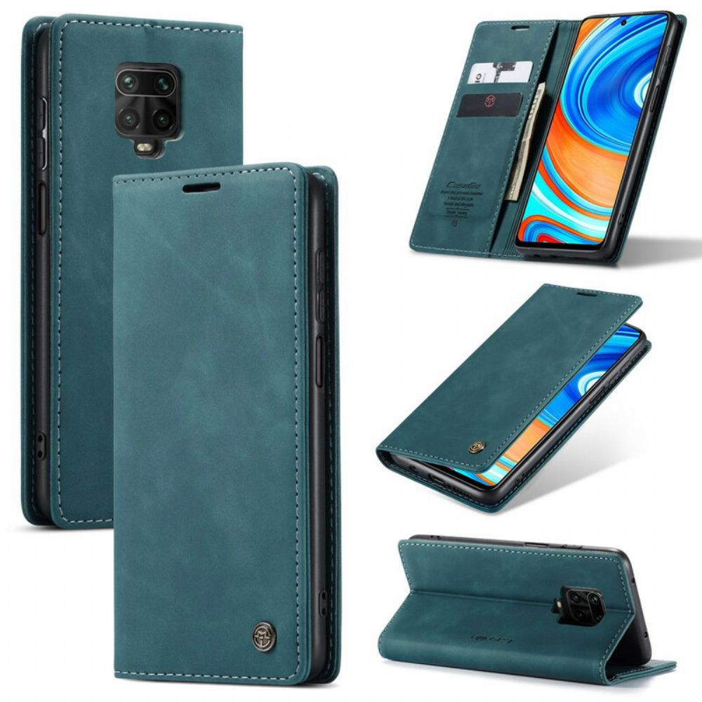 Bescherming Hoesje voor Xiaomi Redmi Note 9S / Note 9 Pro Folio-hoesje Caseme Kunstleer