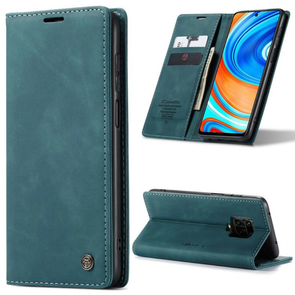 Bescherming Hoesje voor Xiaomi Redmi Note 9S / Note 9 Pro Folio-hoesje Caseme Kunstleer