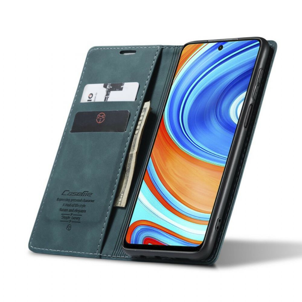 Bescherming Hoesje voor Xiaomi Redmi Note 9S / Note 9 Pro Folio-hoesje Caseme Kunstleer