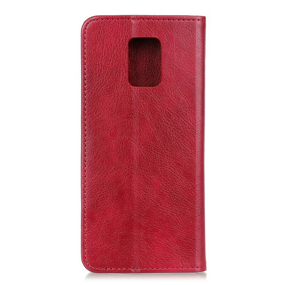 Bescherming Hoesje voor Xiaomi Redmi Note 9S / Note 9 Pro Folio-hoesje Elegantie Splitleer