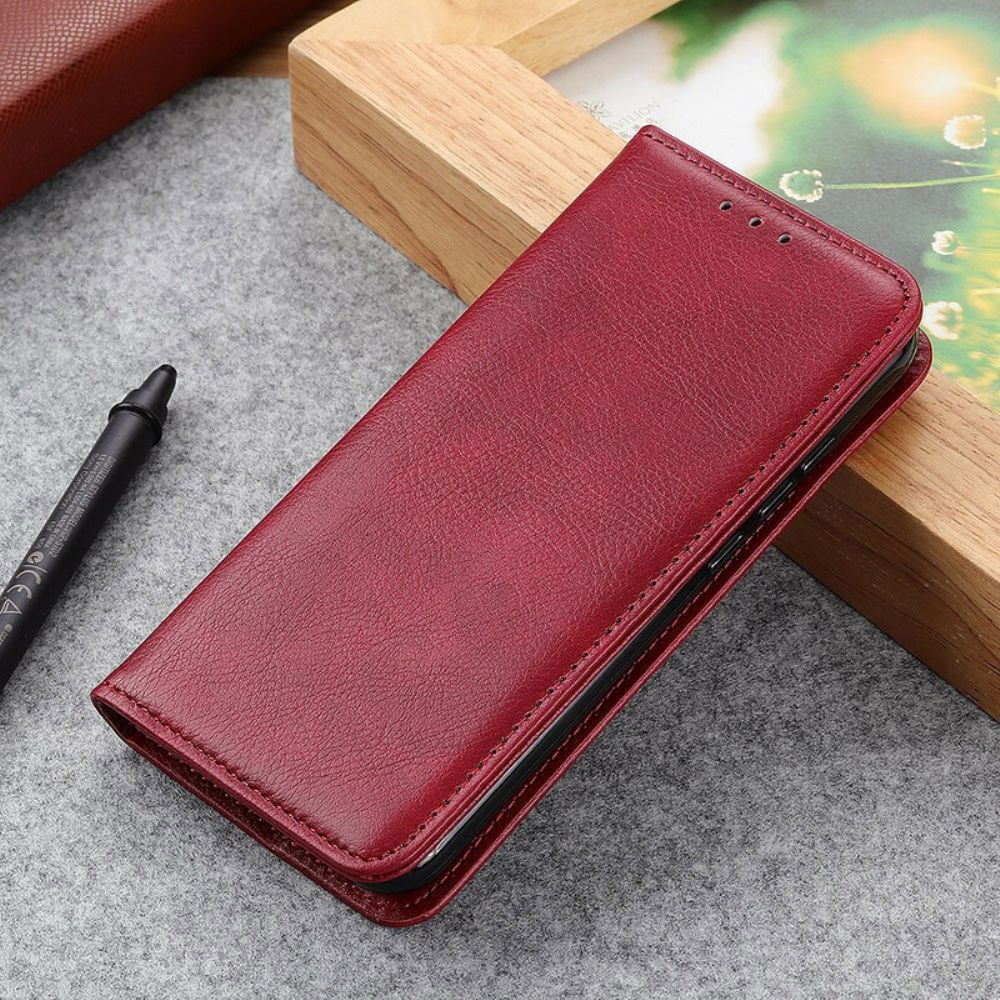 Bescherming Hoesje voor Xiaomi Redmi Note 9S / Note 9 Pro Folio-hoesje Elegantie Splitleer