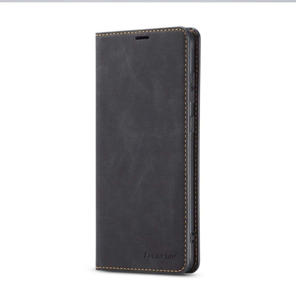 Bescherming Hoesje voor Xiaomi Redmi Note 9S / Note 9 Pro Folio-hoesje Lederen Effect Forwenw