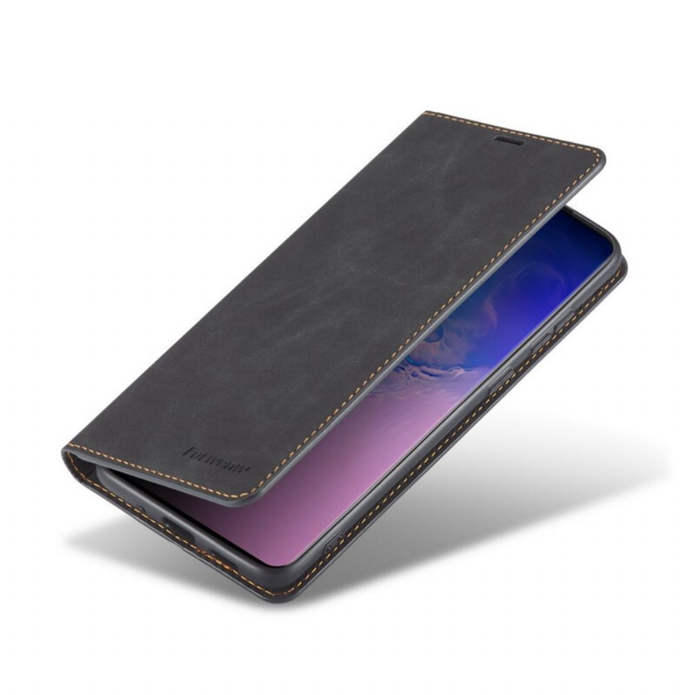 Bescherming Hoesje voor Xiaomi Redmi Note 9S / Note 9 Pro Folio-hoesje Lederen Effect Forwenw