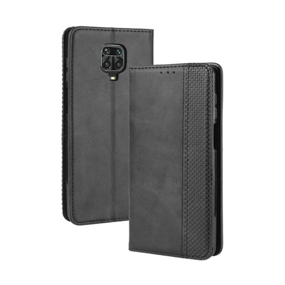 Bescherming Hoesje voor Xiaomi Redmi Note 9S / Note 9 Pro Folio-hoesje Vintage Gestileerd Leereffect