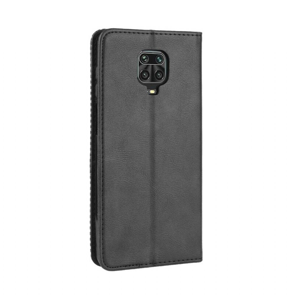 Bescherming Hoesje voor Xiaomi Redmi Note 9S / Note 9 Pro Folio-hoesje Vintage Gestileerd Leereffect