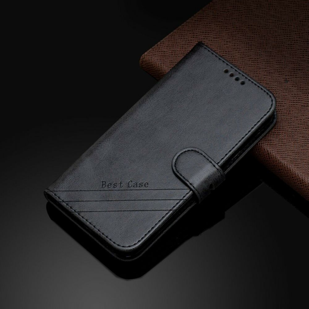 Folio-hoesje voor Xiaomi Redmi Note 9S / Note 9 Pro Beste Geval